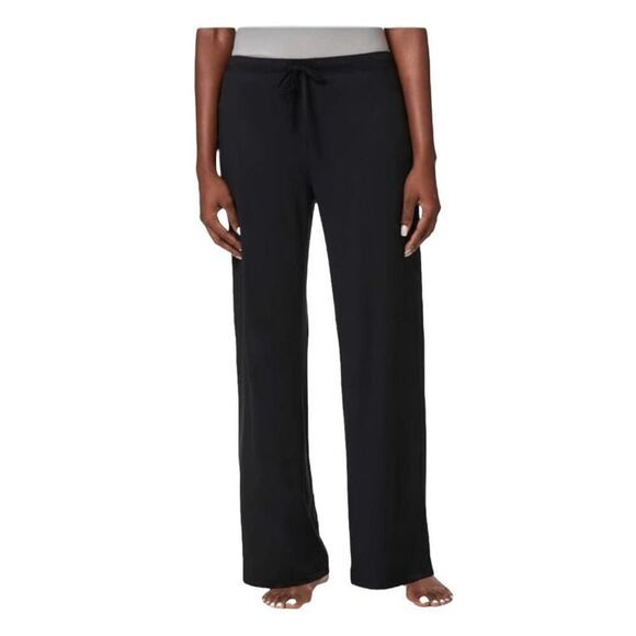 32 Degrees Cool Soft Sleep Lounge Pants Black Drawstring Pull-On Pajamas L - Picture 1 of 8